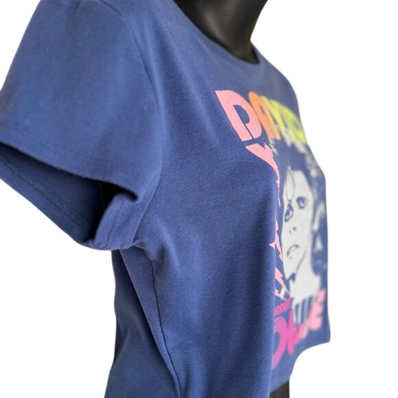 🌸4/$20🌸 Gap Cropped David Bowie Graphic Short Sleeve T-Shirt - Picture 2 of 13